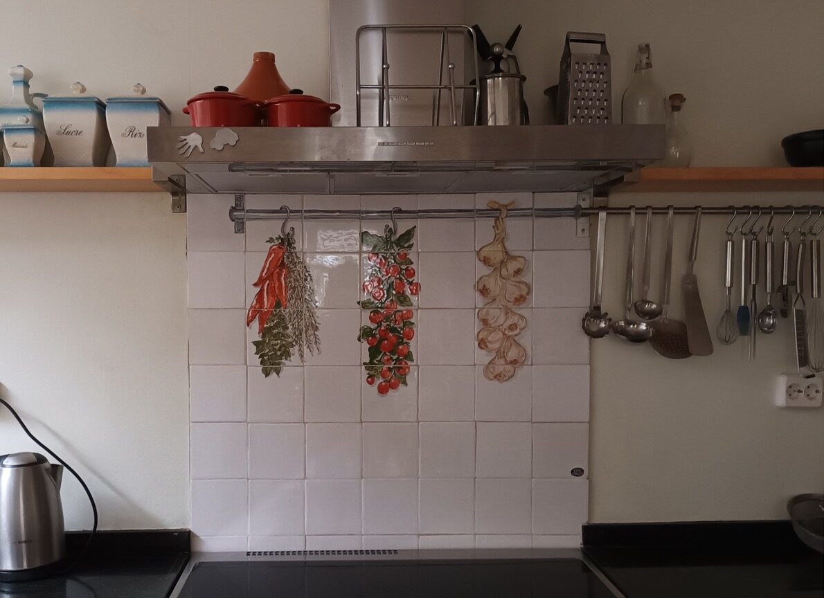 trompe l'oeil in the kitchen